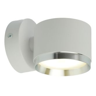 Светильник настенный Feron HL4598 Barrel DUET 12W, 230V, GX53, белый + хром IP20, 51690