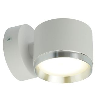 Светильник настенный Feron HL4598 Barrel DUET 12W, 230V, GX53, белый + хром IP20, 51690