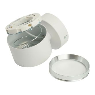Светильник настенный Feron HL4598 Barrel DUET 12W, 230V, GX53, белый + хром IP20, 51690