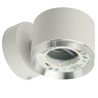 Светильник настенный Feron HL4598 Barrel DUET 12W, 230V, GX53, белый + хром IP20, 51690