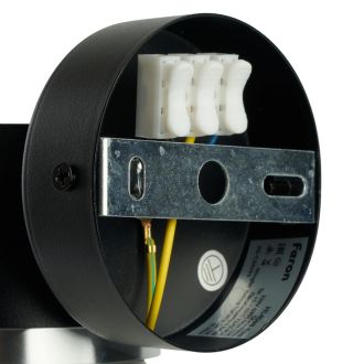 Светильник настенный Feron HL4598 Barrel DUET 12W, 230V, GX53, черный + хром IP20, 51691