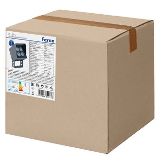 Светодиодный светильник ландшафтно-архитектурный Feron LL-895 AC220-240 4W синий IP66 квадрат, 51695