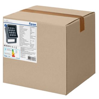 Светодиодный светильник ландшафтно-архитектурный Feron LL-897 AC220-240 25W 2700K IP66 квадрат, 51702