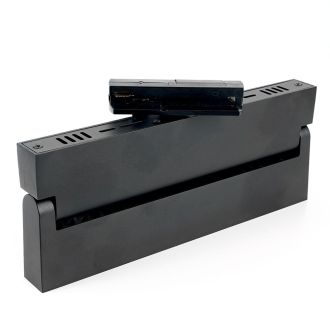 Светильник трековый светодиодный на шинопровод 12W, 1080 Lm, 4000К, 30 градусов, черный, Feron AL139 серия LensFold, 51716