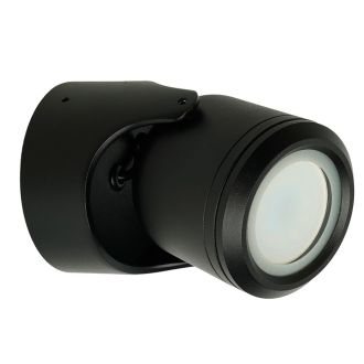Светильник садово-парковый Feron DH1501, на стену, GU10, 230V, черный, 51739