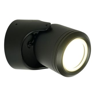 Светильник садово-парковый Feron DH1501, на стену, GU10, 230V, черный, 51739