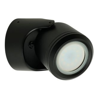 Светильник садово-парковый Feron DH1501, на стену, GU10, 230V, черный, 51739