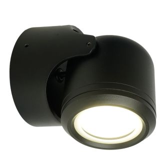 Светильник садово-парковый Feron DH1501, на стену, GU10, 230V, черный, 51739