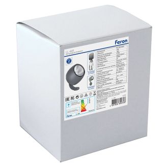 Светодиодный светильник ландшафтно-архитектурный Feron LL-601 85-265V 20W 2700K IP65, 51777