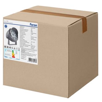 Светодиодный светильник ландшафтно-архитектурный Feron LL-700 85-265V 10W 2700K IP65, 51781
