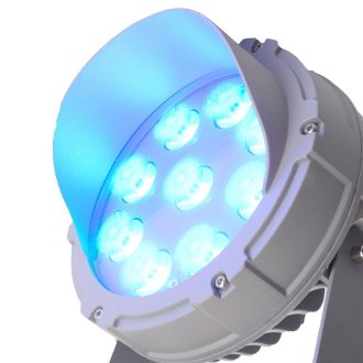 Светодиодный светильник ландшафтно-архитектурный Feron LL-701 85-265V 18W синий IP65, 51787