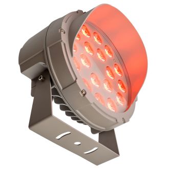 Светодиодный светильник ландшафтно-архитектурный Feron LL-702 85-265V 24W красный IP65, 51792