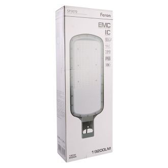 Светодиодный уличный консольный светильник Feron SP3070 120W 5000K AC90-300V, серый, 51801