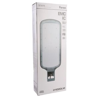 Светодиодный уличный консольный светильник Feron SP3070 150W 4000K AC90-300V, серый, 51810