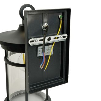 Светильник садово-парковый Feron PL761 на стену вниз 60W 230V E27, черный, 51817