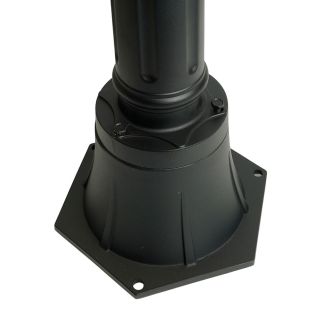 Светильник садово-парковый Feron PL766, столб 60W 230V E27, черный, 51820