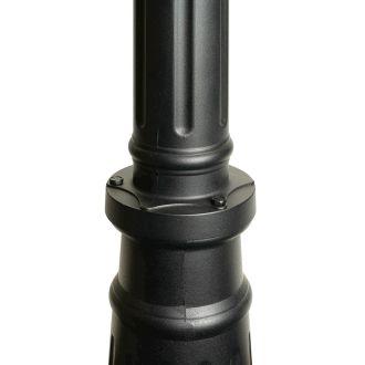 Светильник садово-парковый Feron PL768, столб 2*60W 230V E27, черный, 51822