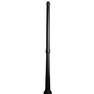 Светильник садово-парковый Feron PL768, столб 2*60W 230V E27, черный, 51822