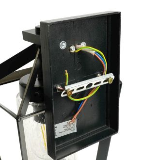 Светильник садово-парковый Feron PL771 на стену вниз 40W 220-240V E27, черный, 51836