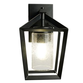 Светильник садово-парковый Feron PL771 на стену вниз 40W 220-240V E27, черный, 51836