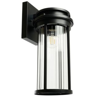 Светильник садово-парковый Feron PL781 на стену вниз 40W 220-240V E27, черный, 51838