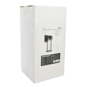 Светильник садово-парковый Feron PL781 на стену вниз 40W 220-240V E27, черный, 51838