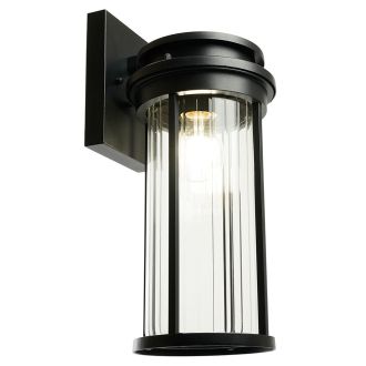 Светильник садово-парковый Feron PL781 на стену вниз 40W 220-240V E27, черный, 51838