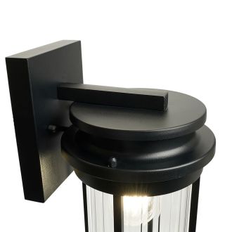Светильник садово-парковый Feron PL781 на стену вниз 40W 220-240V E27, черный, 51838