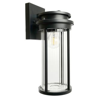 Светильник садово-парковый Feron PL781 на стену вниз 40W 220-240V E27, черный, 51838