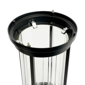 Светильник садово-парковый Feron PL781 на стену вниз 40W 220-240V E27, черный, 51838