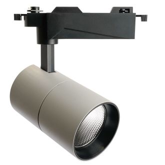 Светодиодный светильник Feron AL103 трековый однофазный на шинопровод 30W 6400K, 35 градусов, серый серия MarketBright, 51852