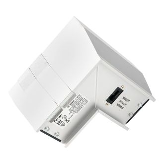 Светильник коннектор Feron AL4036L 4W 440Lm 3000К-4000К-6400K, L-образный, с ручным переключением режимов, серебро, 115*115*70мм возмож. соедин. в линию, серия RetailRay, 51872