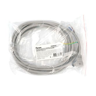 Сетевой шнур Feron LD4036C для подключения к светодиодному светильнику AL4036, 51876