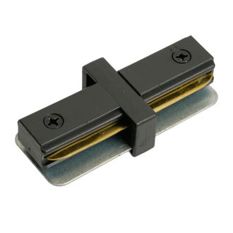 Коннектор прямой однофазный для шинопровода, черный, LD1020, Feron, 51898