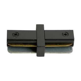 Коннектор прямой однофазный для шинопровода, черный, LD1020, Feron, 51898