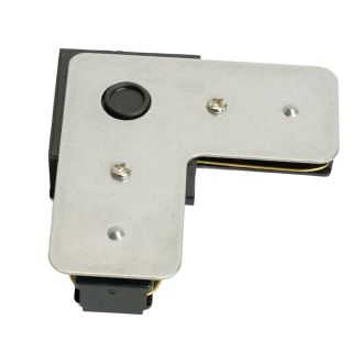 Коннектор угловой однофазный для шинопровода, черный, LD1021, Feron, 51900