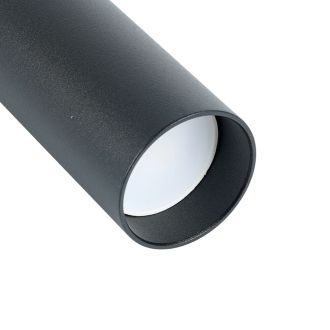 Светильник потолочный Feron ML1038 Barrel levitation на подвесе MR11 35W 230V, черный 40*250, 51932