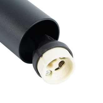 Светильник потолочный Feron ML1038 Barrel levitation на подвесе MR11 35W 230V, черный 40*250, 51932