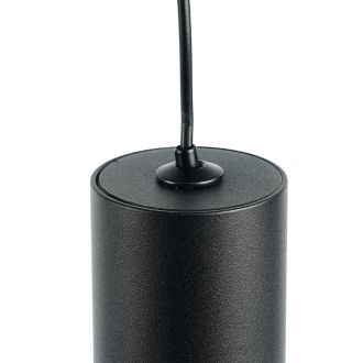 Светильник потолочный Feron ML1038 Barrel levitation на подвесе MR11 35W 230V, черный 40*250, 51932