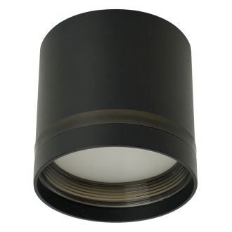 Светильник потолочный Feron HL461 Barrel 12W, 230V, GX53, черный, 51938
