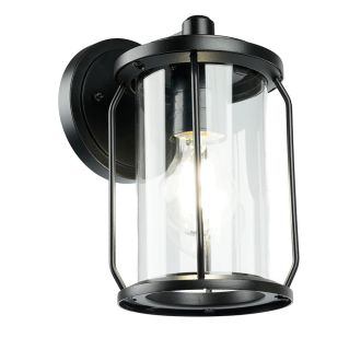 Светильник садово-парковый Feron PL791 на стену вниз 40W 220-240V E27, черный, 51965