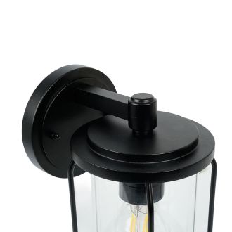 Светильник садово-парковый Feron PL791 на стену вниз 40W 220-240V E27, черный, 51965