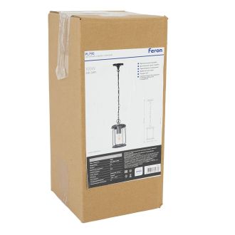 Светильник садово-парковый Feron PL795 на цепочке 100W 220-240V E27, черный, 51966