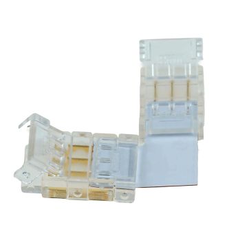 Соединитель угловой 10мм для ленты CCT SMD ленты шириной 8 мм, LD172, Feron, 52003 (комплект 10 шт.)