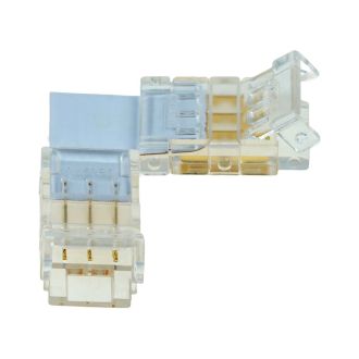 Соединитель угловой 10мм для ленты CCT SMD ленты шириной 8 мм, LD172, Feron, 52003 (комплект 10 шт.)