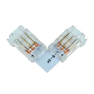 Соединитель угловой 10мм для ленты CCT SMD ленты шириной 8 мм, LD172, Feron, 52003 (комплект 10 шт.)