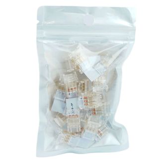 Соединитель угловой 10мм для ленты CCT SMD ленты шириной 8 мм, LD172, Feron, 52003 (комплект 10 шт.)