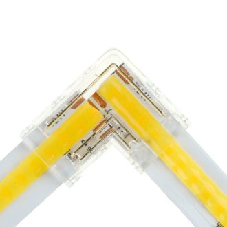 Соединитель угловой 12мм для ленты CCT COB шириной 10 мм, LD174, Feron, 52005 (комплект 10 шт.)