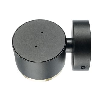 Светильник настенный Feron HL4598 Barrel DUET 12W, 230V, GX53, черный + золото IP20, 52019