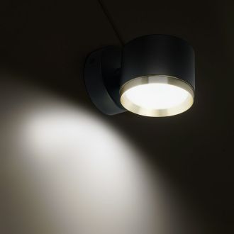 Светильник настенный Feron HL4598 Barrel DUET 12W, 230V, GX53, черный + золото IP20, 52019